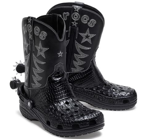 cowboystiefel crocs|Croc Western Cowboy Boots 